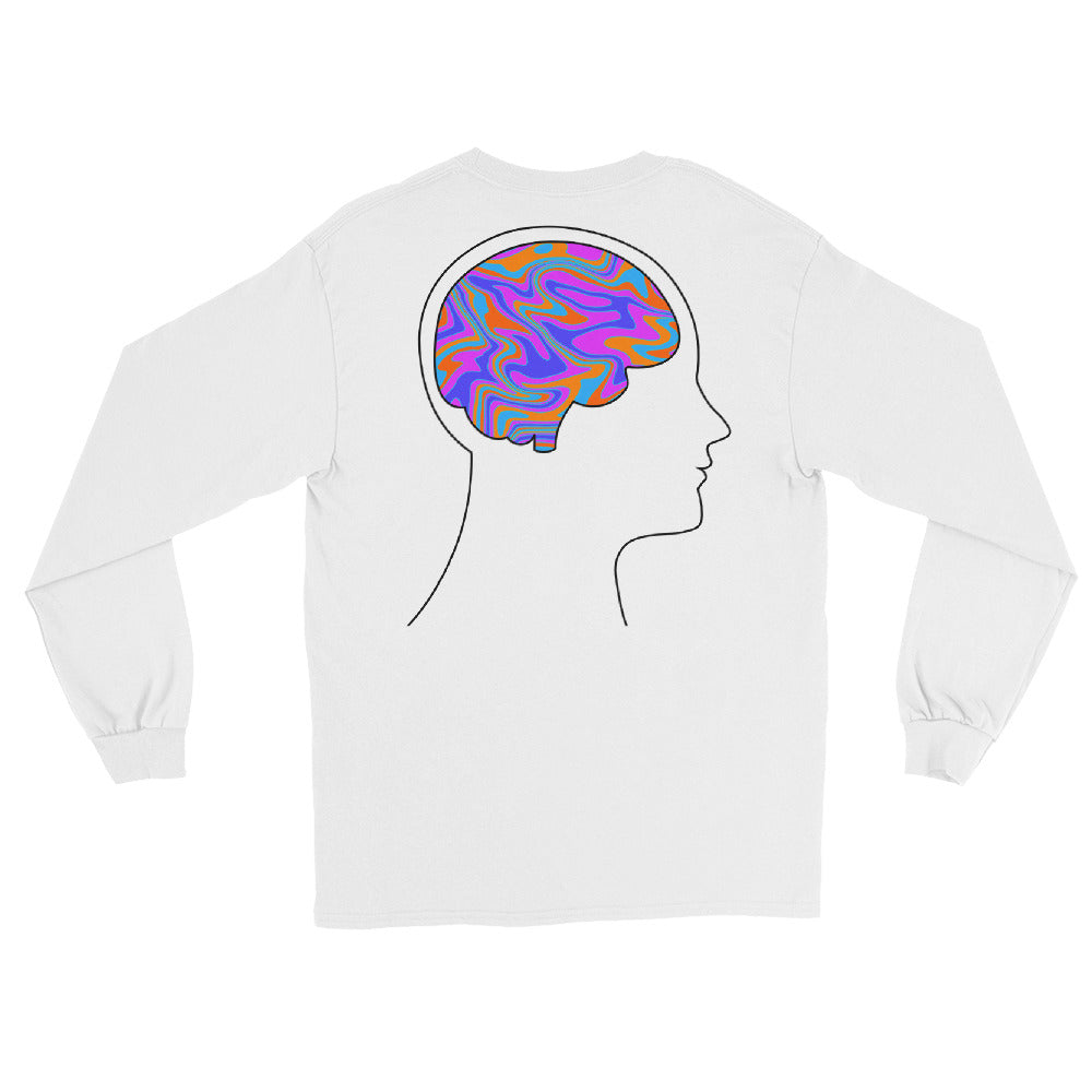 Mental Health #1 Long Sleeve Shirt - White