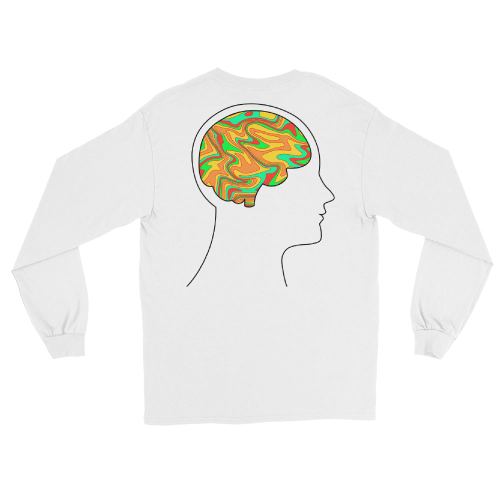 Mental Health #2 Long Sleeve Shirt - White