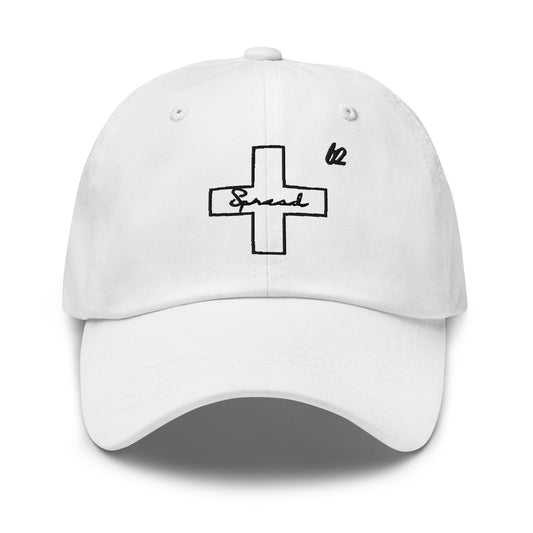 Spread Positivity Adjustable Hat - White