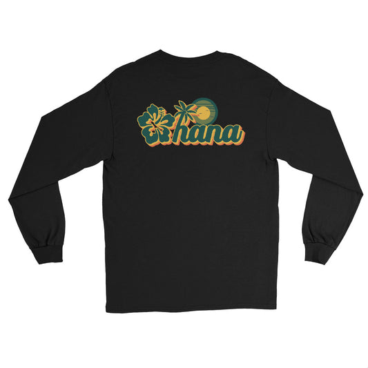 Ohana Maui Relief Long Sleeve Shirt - Black