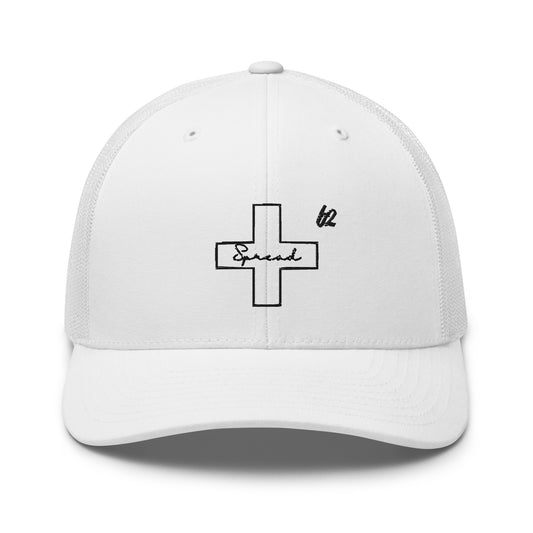 Spread Positivity Trucker Hat - White