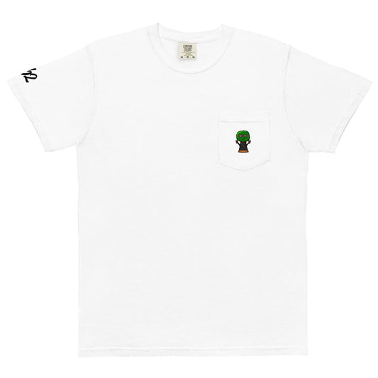 Save the Trees Pocket Tee - White