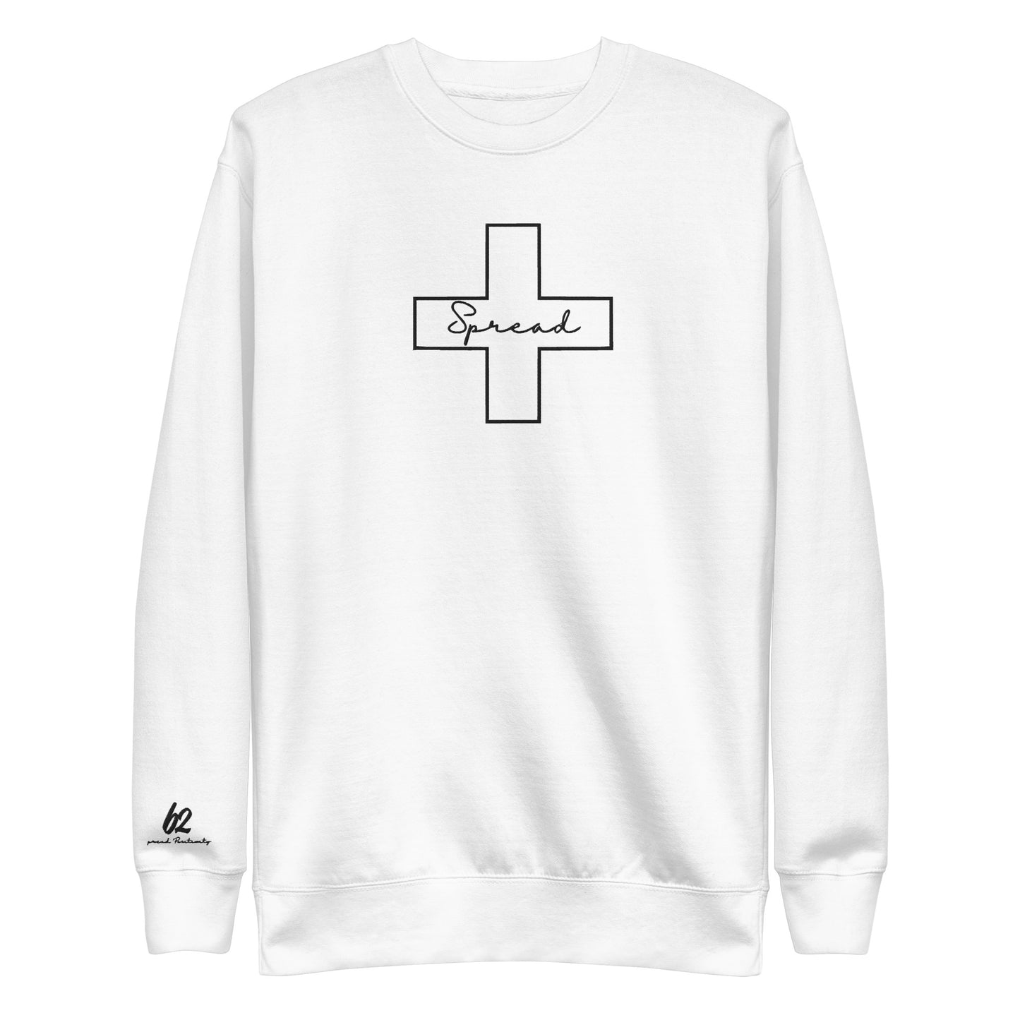 Spread Positivity Sweatshirt - White