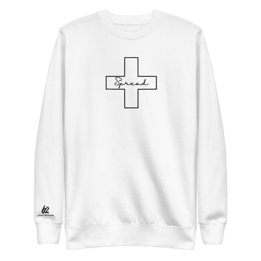 Spread Positivity Sweatshirt - White