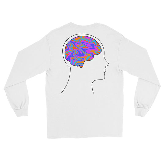 Mental Health #1 Long Sleeve Shirt - White